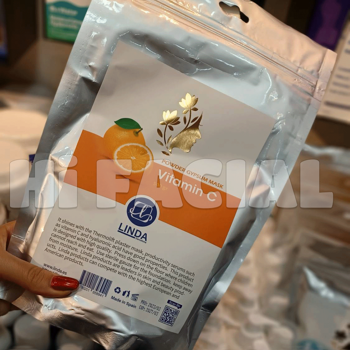 ماسک گچی ویتامین سی لیندا