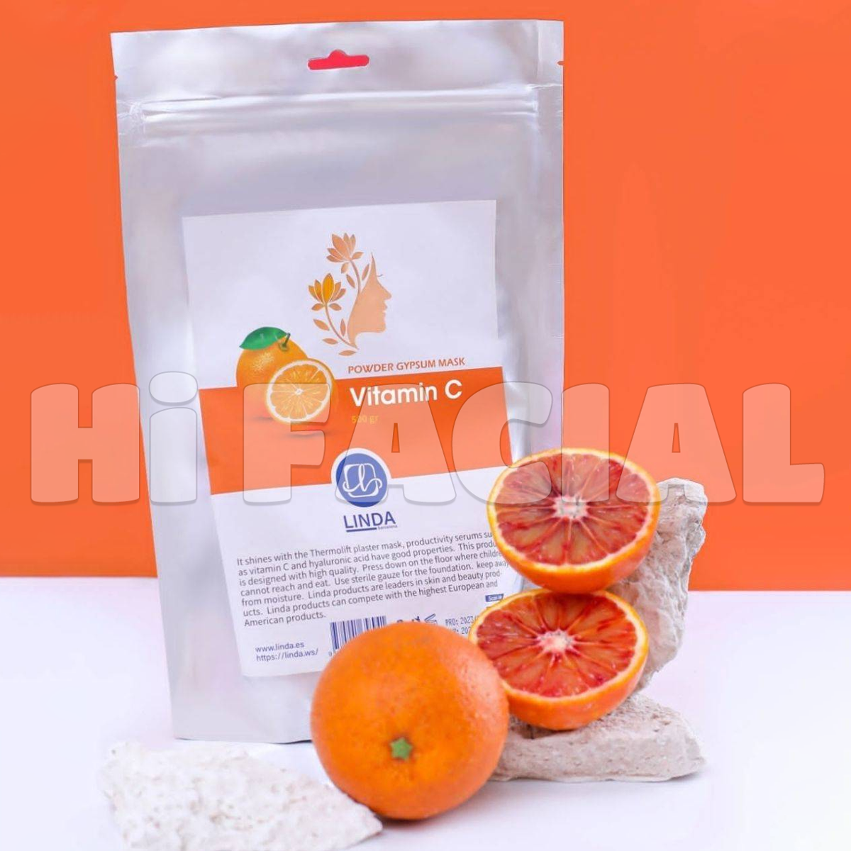 ماسک گچی ویتامین سی لیندا