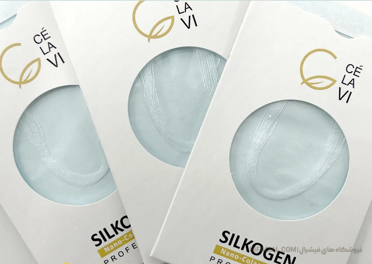 پکیج نخ ابریشم جذبی کلاژن سلاوی